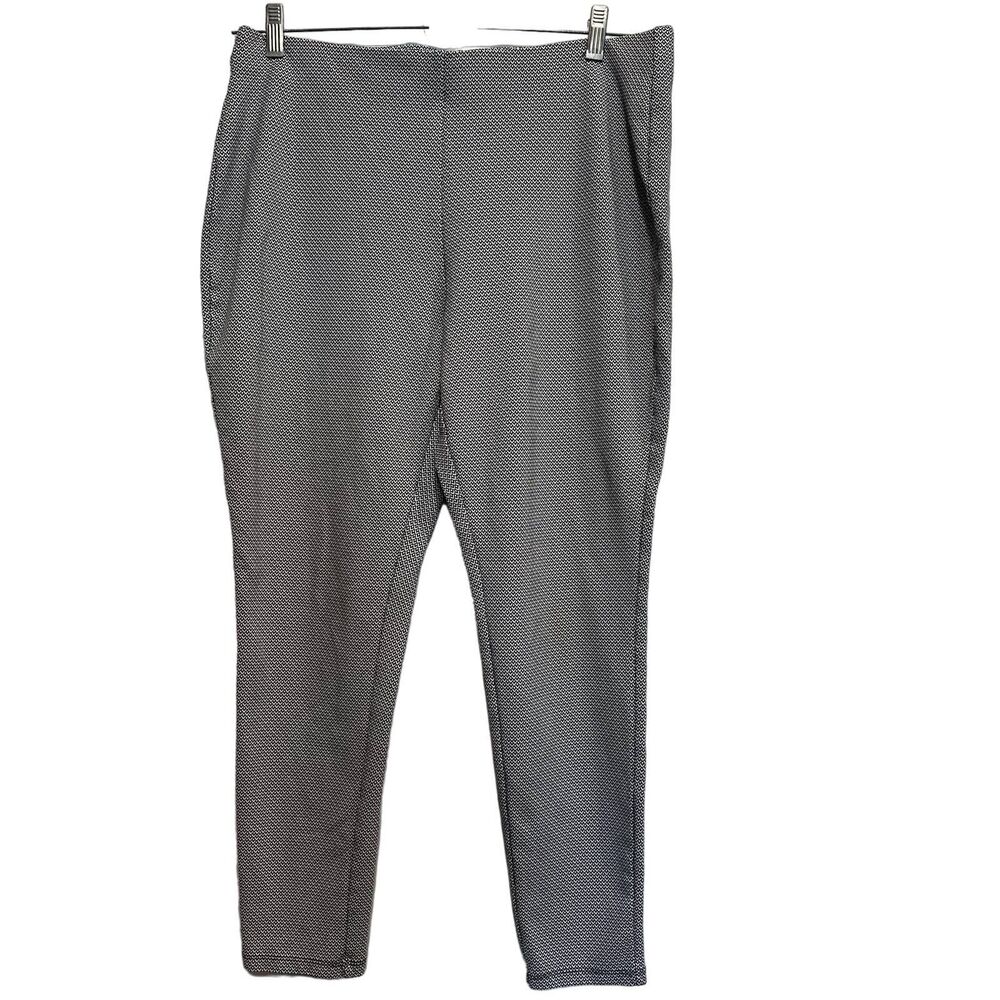 Chicos Womens 2 Large Ankle Skinny Pants Elastic Waist Casual Resort Pull on